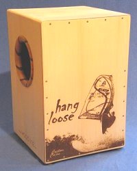 Cajon Motiv Windsurfer